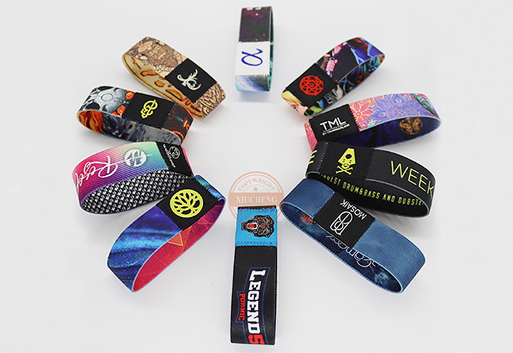 C13 RFID Elastic wristband-2 Custom Elastic Wristbands with RFID
