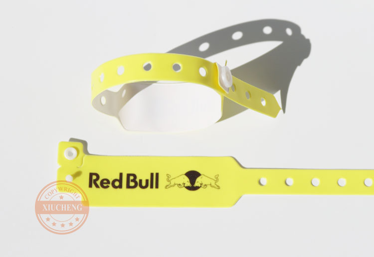 C14Vinyl Event Wristbands-2 Custom Vinyl Wristbands RFID Disposable Event Bands