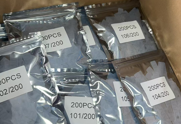 RFID Linen Tags6 Durable UHF Fabric Laundry Tags Packaging