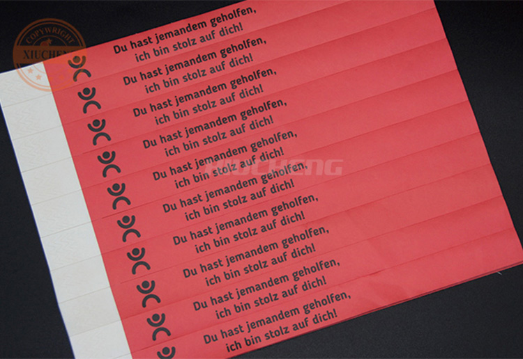 Siliocone-Wristband-C17-05 Custom Tyvek Bracelets for Events & Access