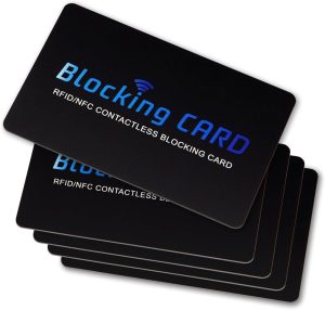 Cartão de bloqueio RFID