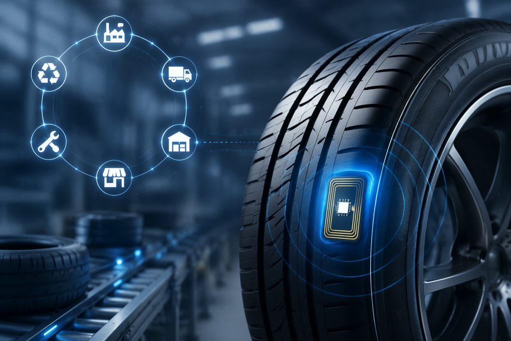 Michelin использует RFID-метки в шинах
